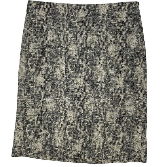MM. LaFleur The Noho Skirt 4 Krackle Black Mini Tailored Pencil Quiet Luxury - Picture 2 of 11